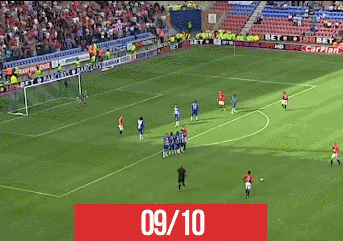 纳尼曼联时期十佳球:35米爆射如家常便饭,不看脸都以为是c罗