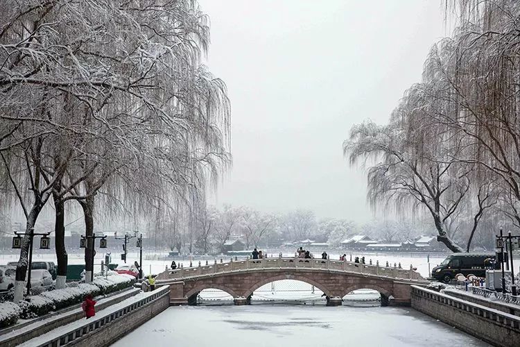 景山公园,故宫,角楼,北海,雪景