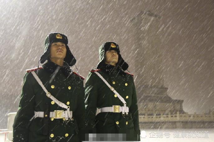 风雪,站岗,武警北京总队,雪景