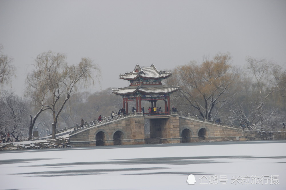 2020年北京第一场雪,颐和园雪景,北京下雪就变成了美丽的北平啦