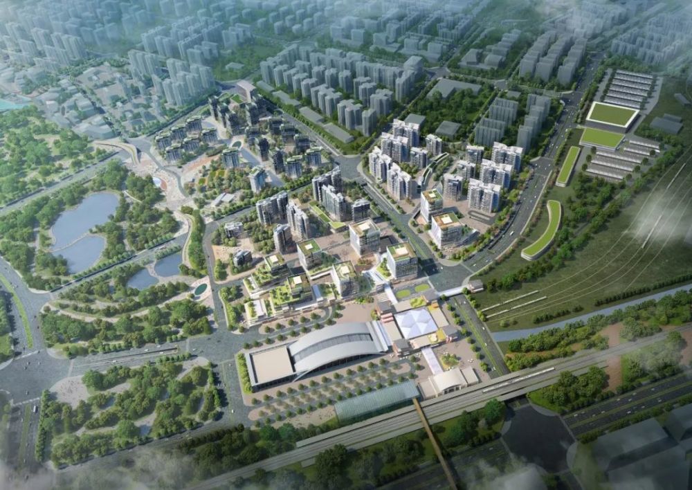 优化城市空间布局 双流西站tod 位于双流区大件路东升路段与双楠大道