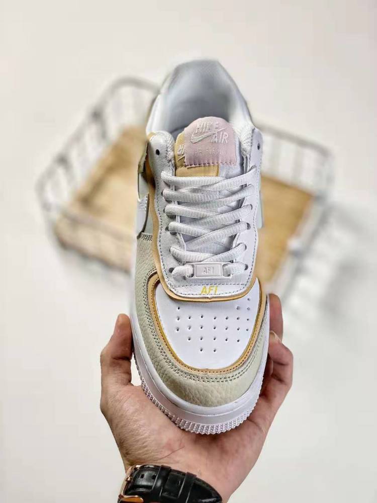 nike wmns air force 1 shadow奶油冰淇淋实拍