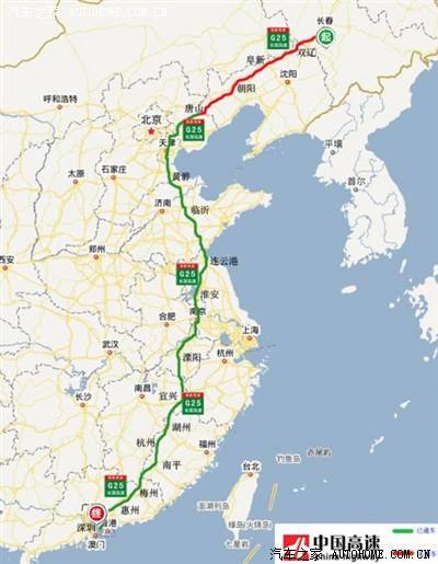 中国高速公路长度top10