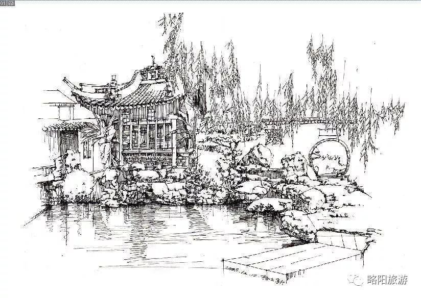 古时候略阳城的"后花园",溪泉幽邃,诗情画意