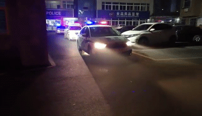 终于成功引来了警察!