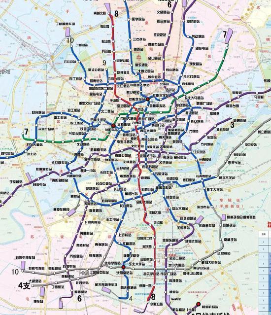 沈阳地铁10号线预计将在今年5月份载客试运营
