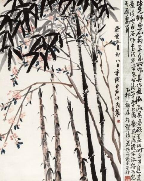 齐白石画竹子卖548万!大师挑战,画"彩竹"卖1725万!