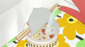 动态表情包-美食-动漫-那她今天晚上能吃火锅吗?