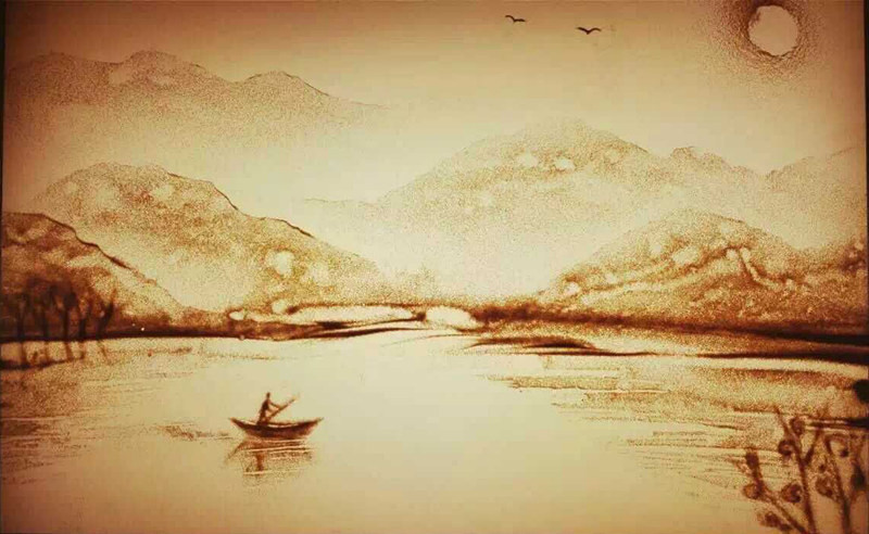 心理测试:你最喜欢那副沙画呢?测出你的性格与爱情?