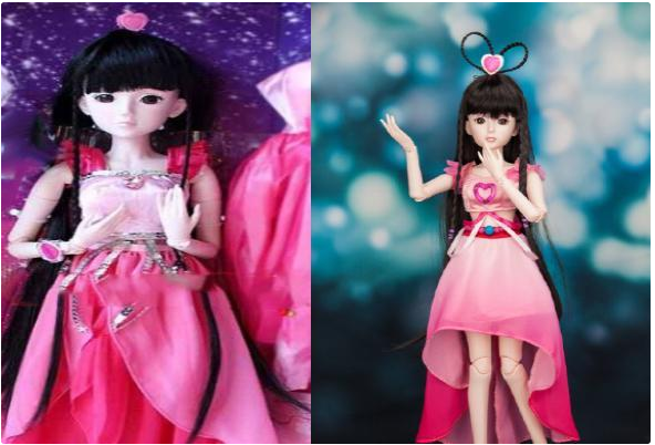叶罗丽:两个版本的娃娃对比,冰公主美如天仙,曼多拉女王丑哭!