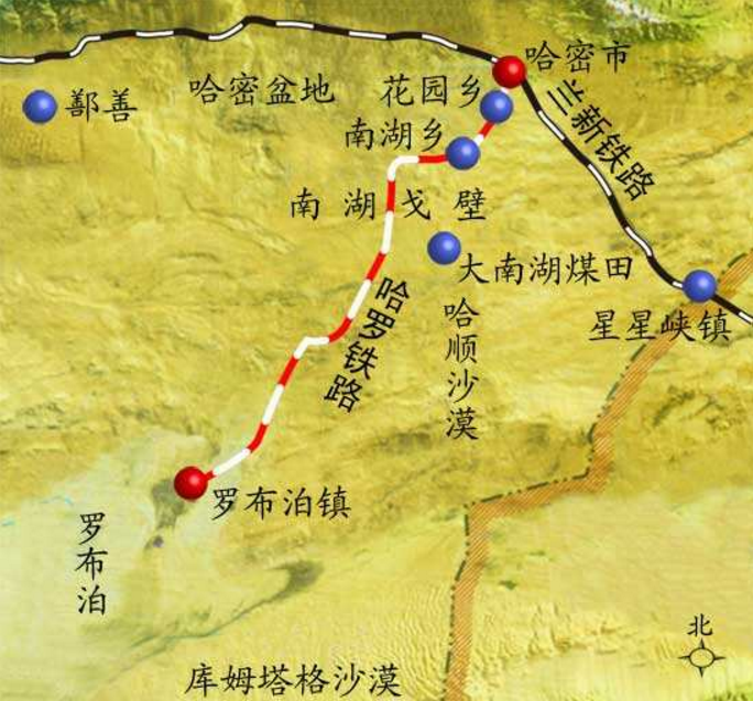 新疆,罗布泊,铁路