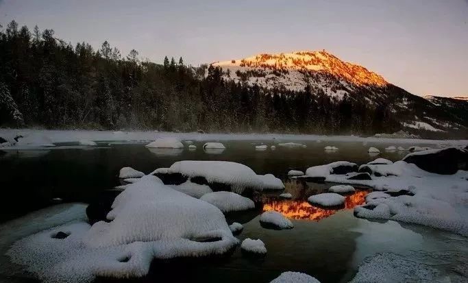 雪景,新疆,阿勒泰,喀纳斯,韩栓柱,福海县
