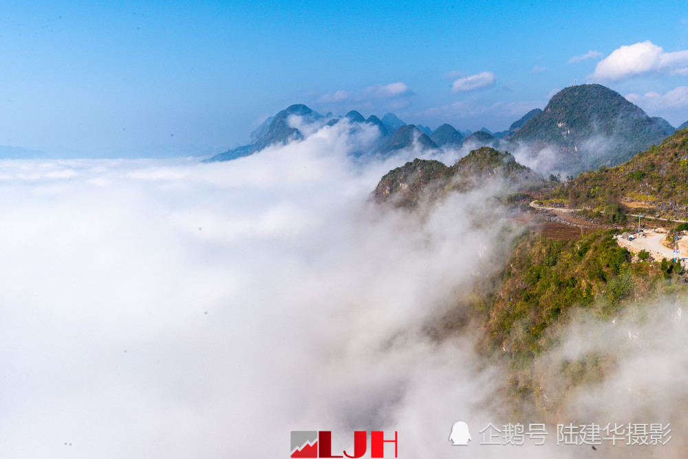 登兴义玉皇顶赏云海,居然不识万峰林的真面目