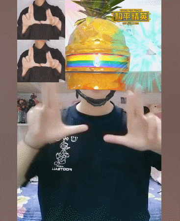 魔法表情配合手势舞