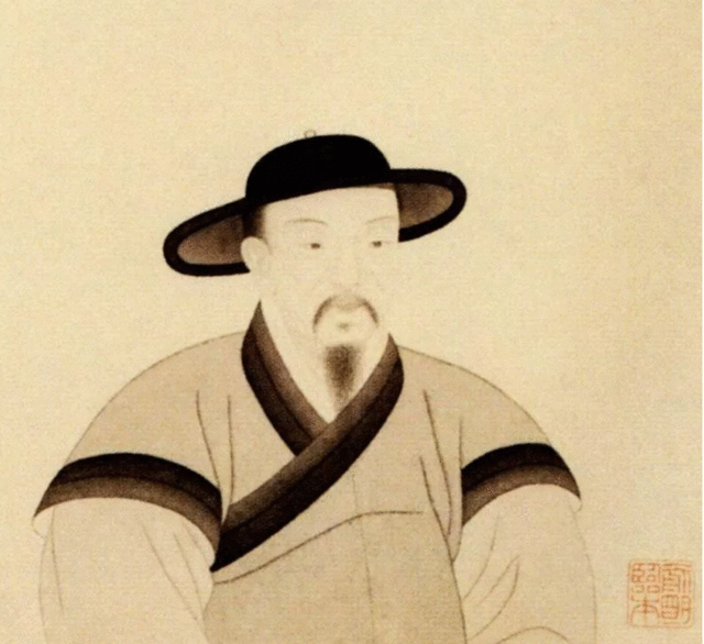 赵孟頫自画像:除了书法 绘画成就同样造诣非凡