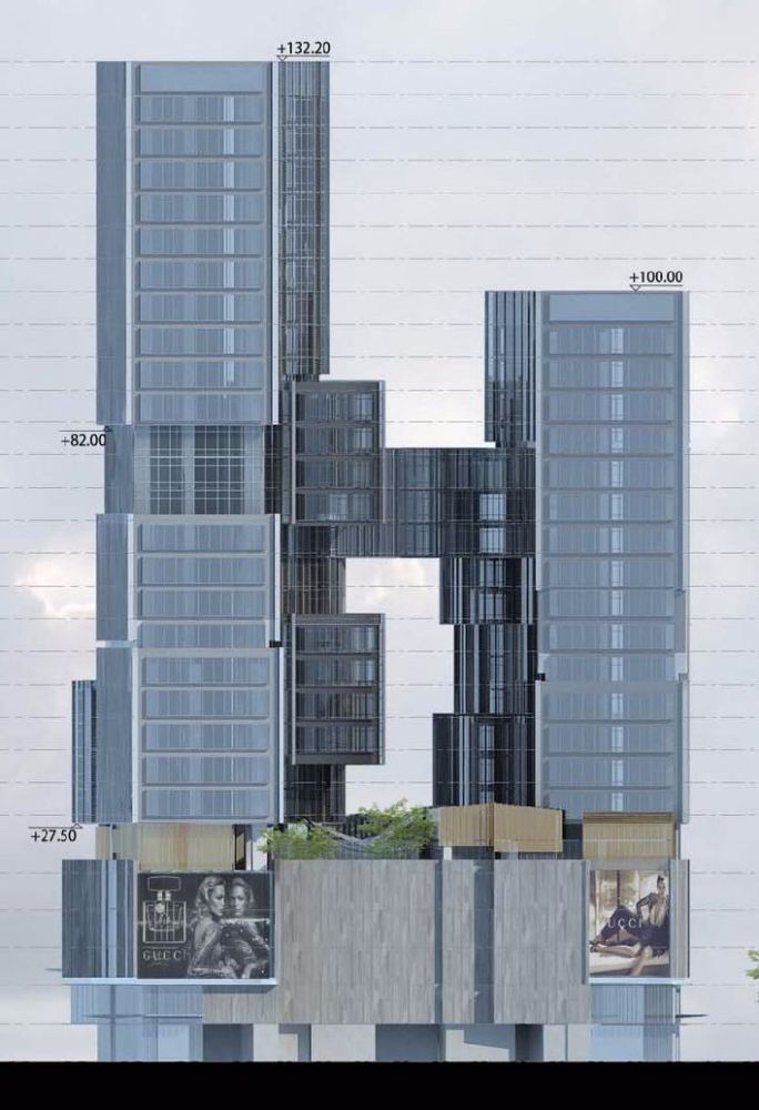 商业综合体 高层写字楼建筑设计:长沙华远·云玺/案例