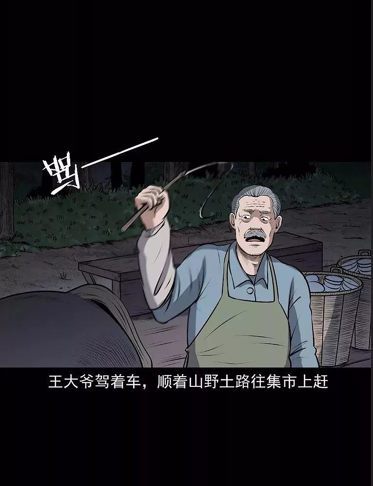 中国真实民间怪谈漫画《王大爷的故事》,鬼上车