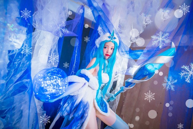 王者荣耀:冰雪女神王昭君cos,感受凛冬将至的魅力了!