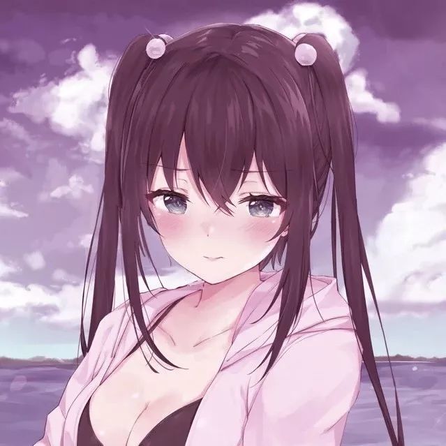 动漫女生头像·你过安检必响,你个铁憨憨!