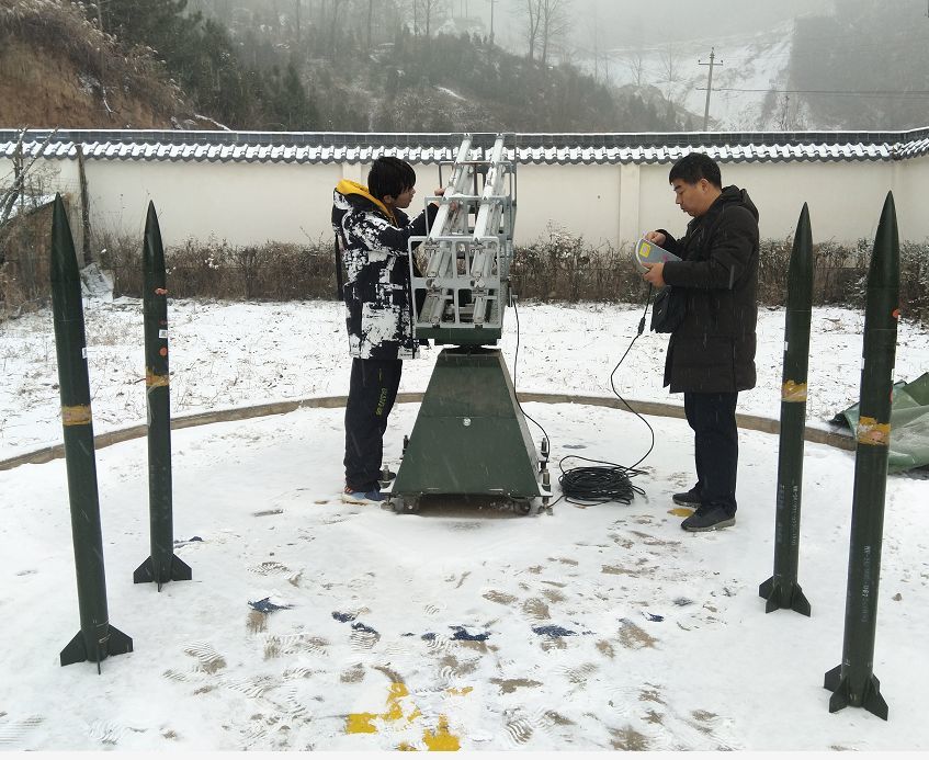 临潼人工降雪!共发射火箭弹4枚