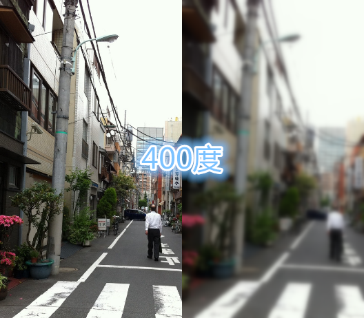 "近视眼的世界"有多难?200度vs400度,看到800度:我瞎了!
