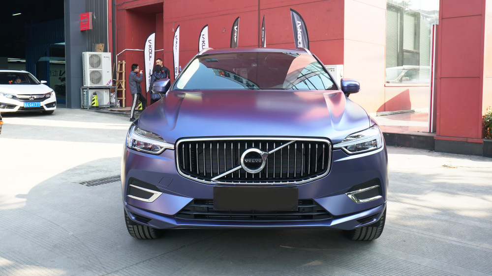 沃尔沃XC60颜色,沃尔沃xc60颜色 全图 成都28岁工程博士,沃尔沃xc60改色电光午夜蓝,诱惑十足魅力四射