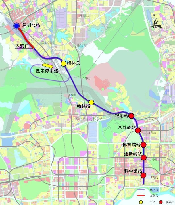 地铁,深圳,梅林关,龙华