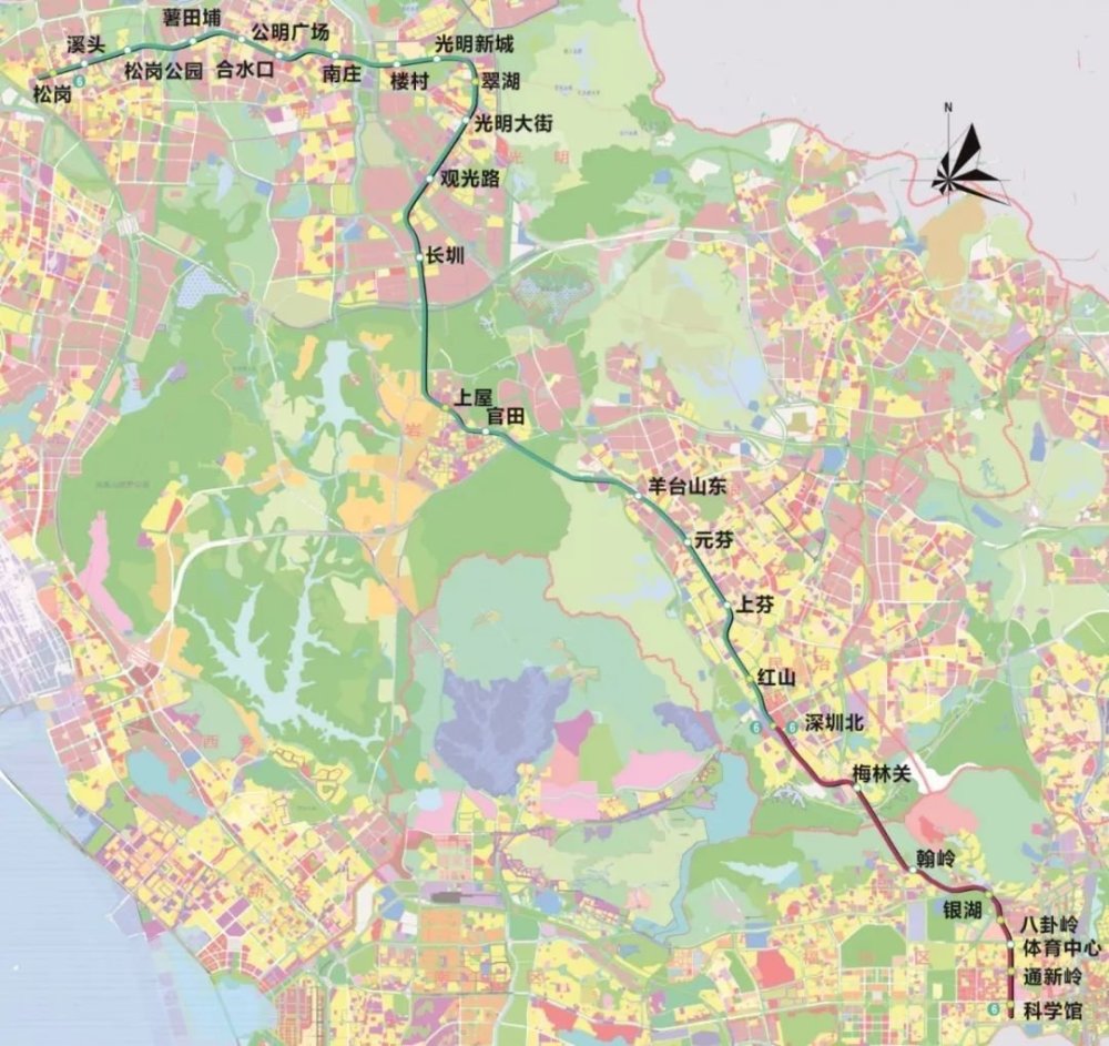 地铁,深圳,梅林关,龙华