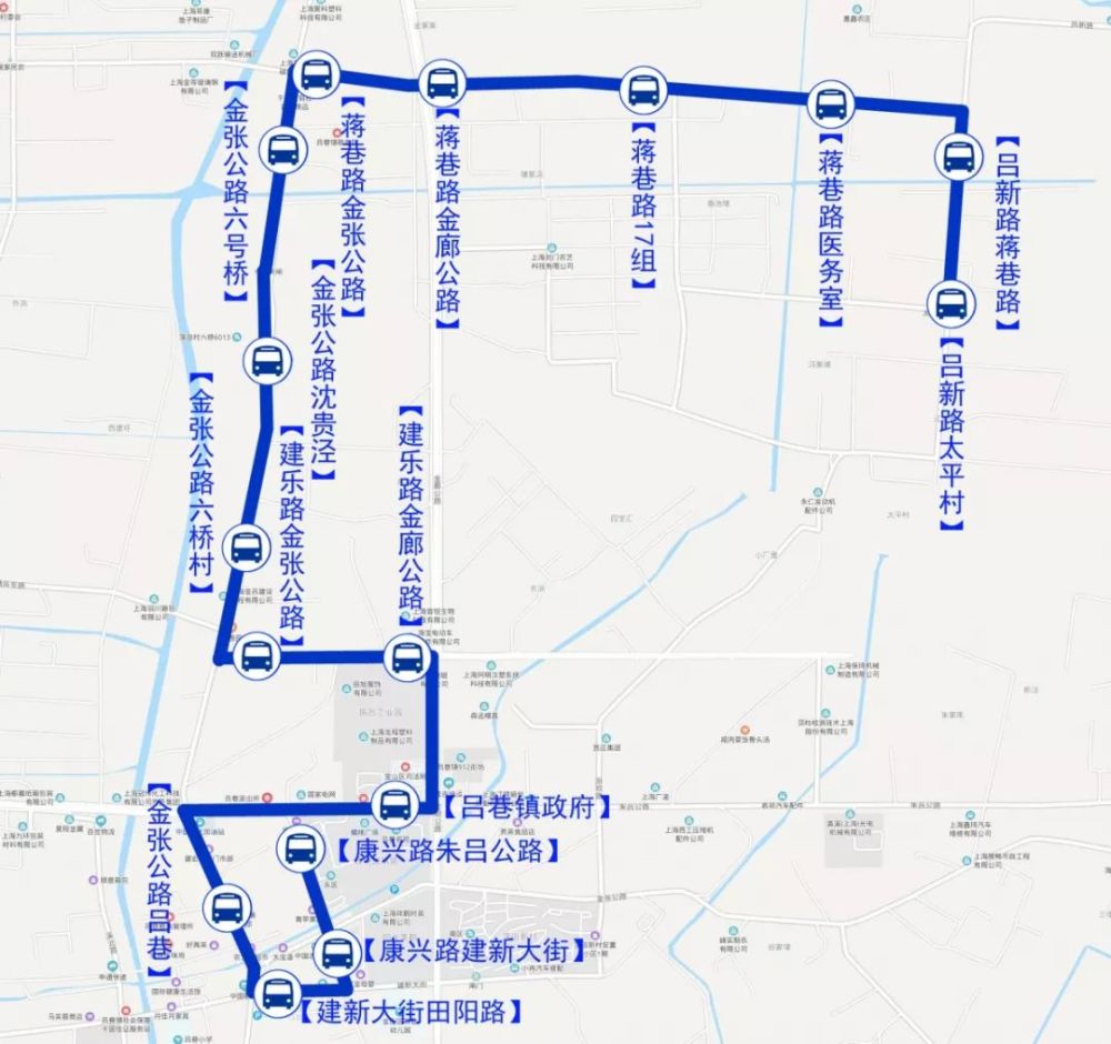 公交线路,太平村,金山,吕巷