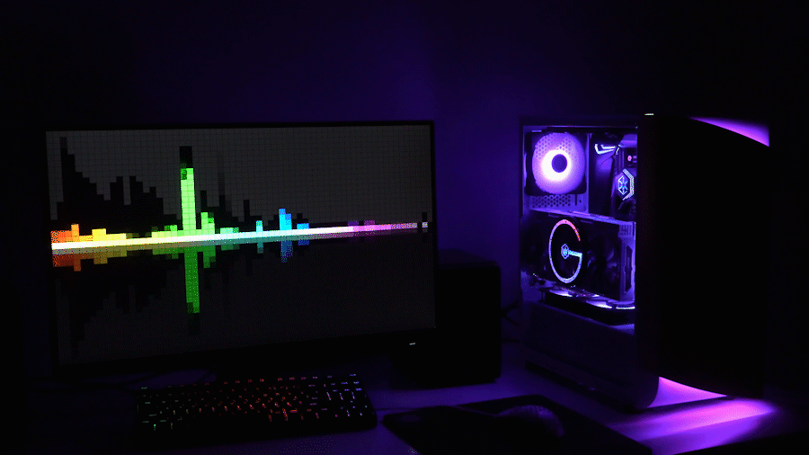年轻人想要玩玩rgb,给表弟攒一台音乐律动主机