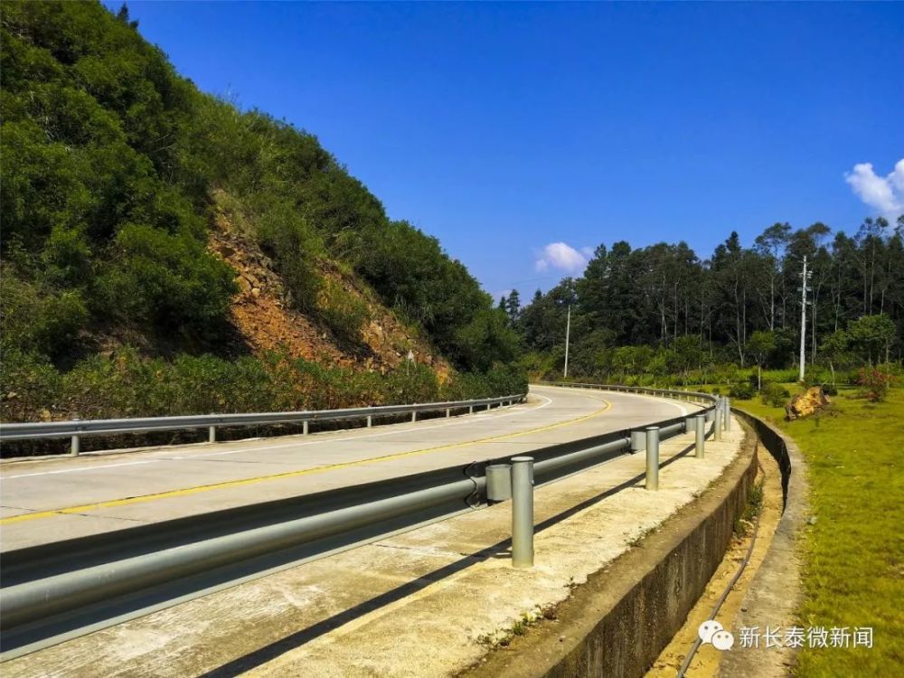道岩沙线(x550)长泰段路线起点位于岩溪互通高速连接线与国道g355(旧
