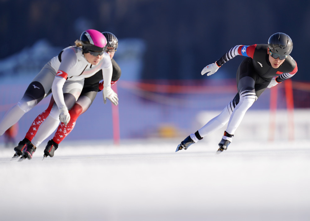 速度滑冰——混合团体追逐赛赛况