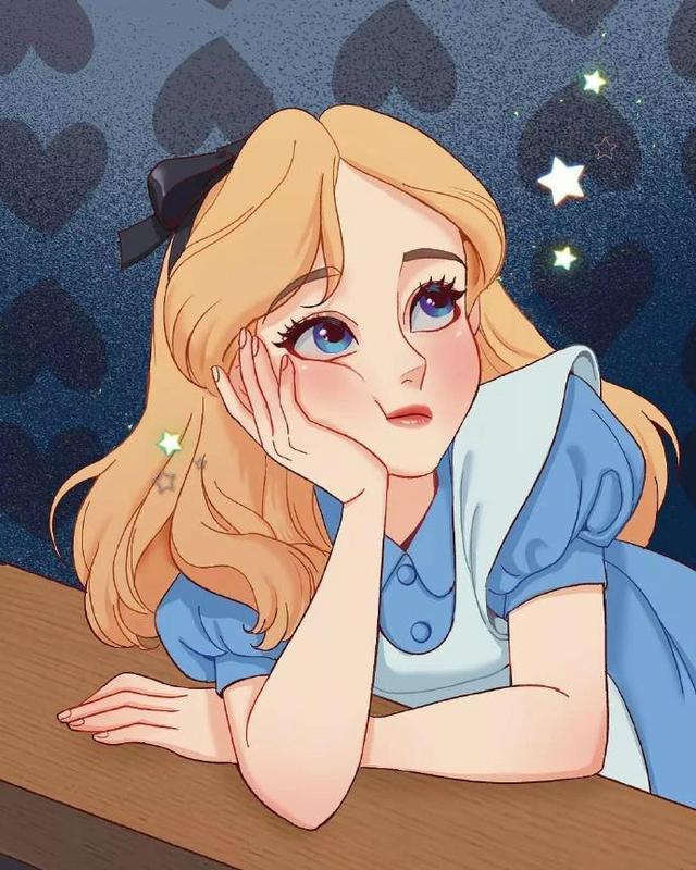 活泼开朗的梦幻美少女,用插画锁屏壁纸!
