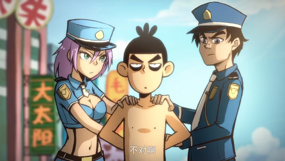 伍六七主动脱衣帮助的两个女孩,除了梅花十三,就是她了