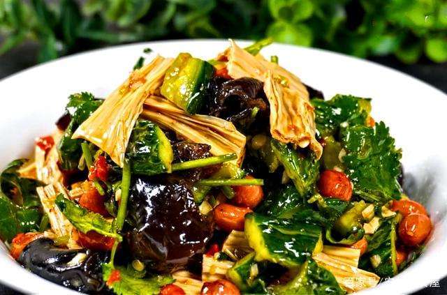 腐竹,凉菜,喝酒,下酒菜