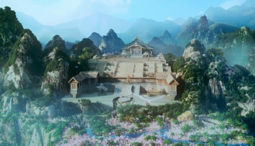 搭建的移花宫,有点游戏天龙八部和剑侠情缘的味道(绝代双骄的游戏没玩