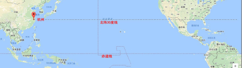 (杭州纬度:北纬n 30°15′6.92〃)