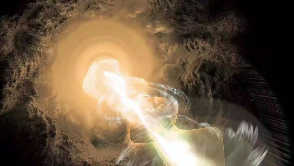 耀变体发出耀眼的光,在宇宙中传播50亿光年,终于到达了银河系!