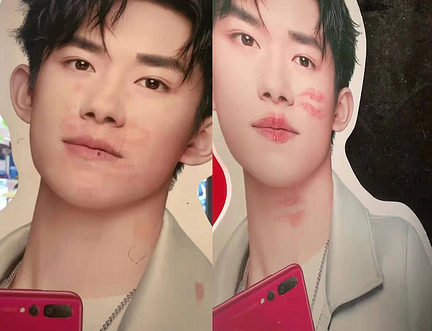 男星被"种草莓",肖战,任嘉伦还好,看到易烊千玺:女人太可怕!