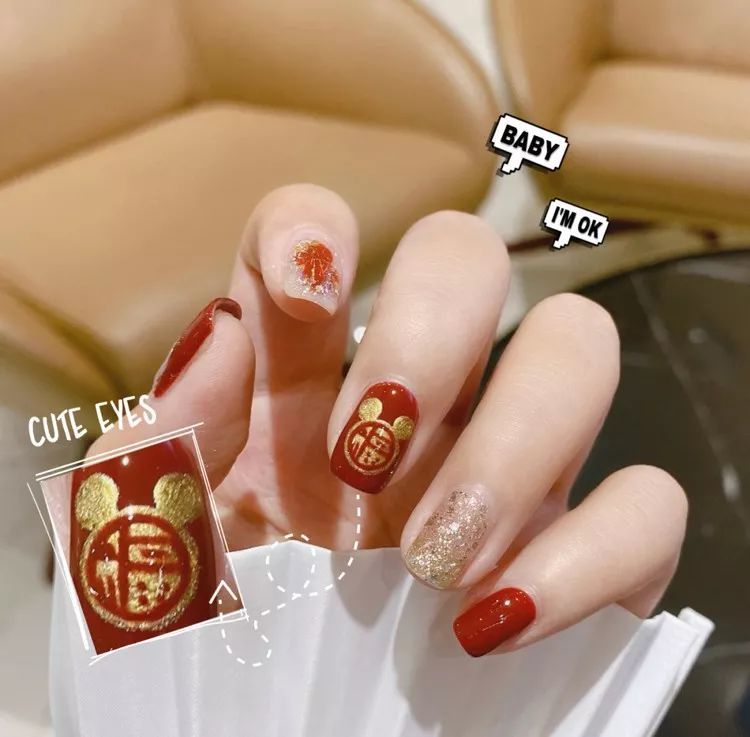50款新年美甲大合集,不做美甲新年是不完整的!