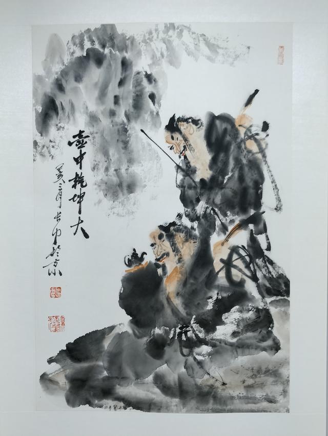 写意画,赵长力,人物画家