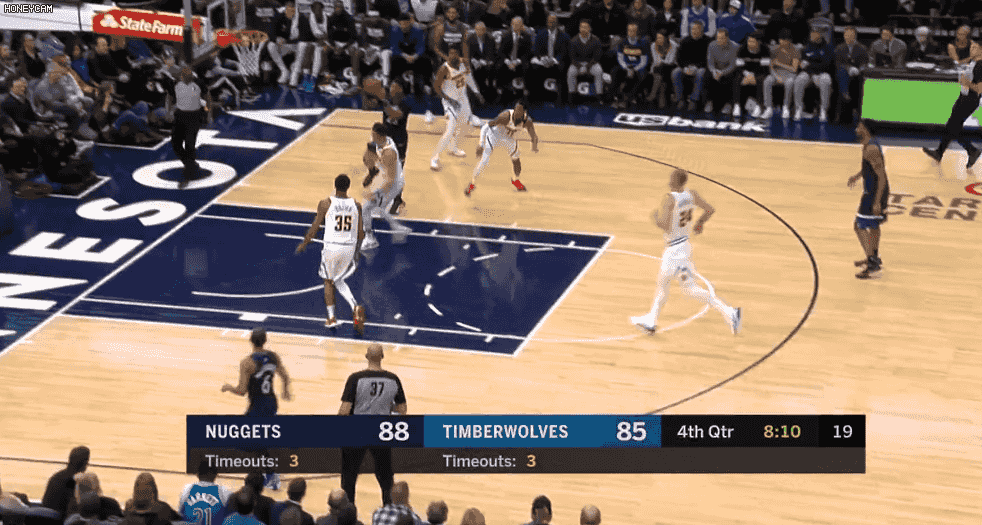 北京时间1月21日,2019-20赛季nba常规赛继续进行,在掘金客场挑战森林