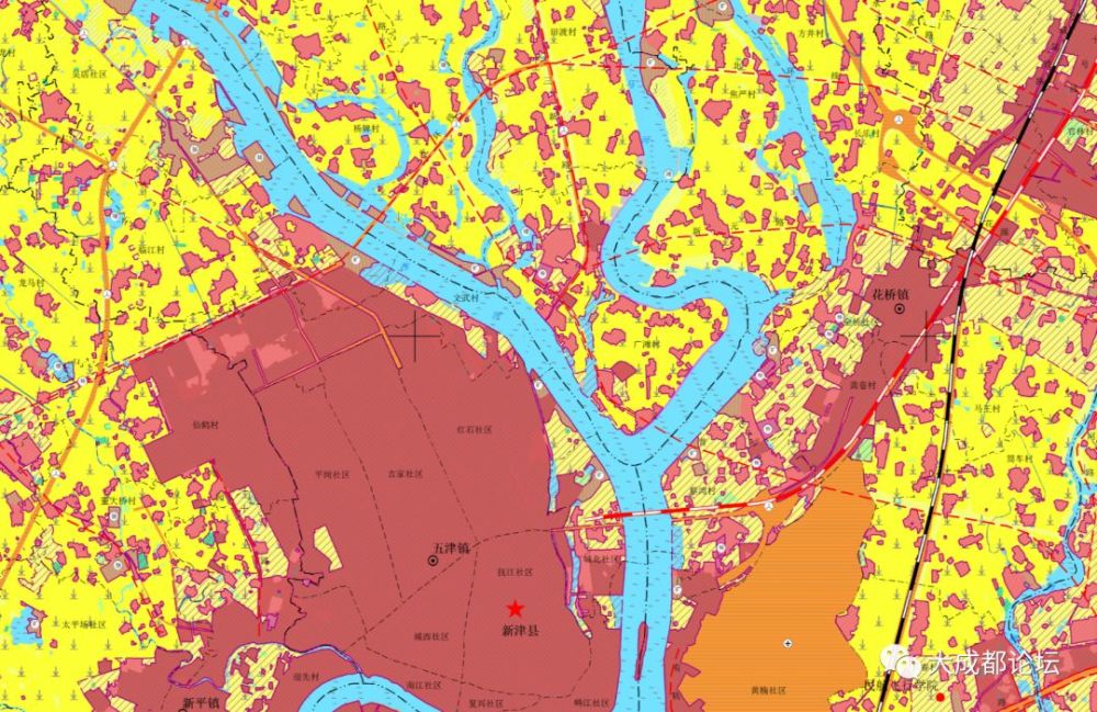 成都市新津县土地利用总体规划