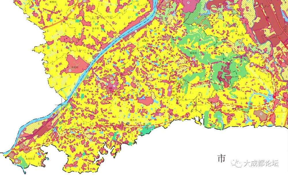 成都市新津县土地利用总体规划