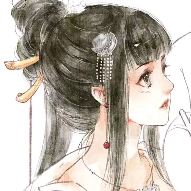 古风动漫头像:画的牢房,等不到的天荒地老