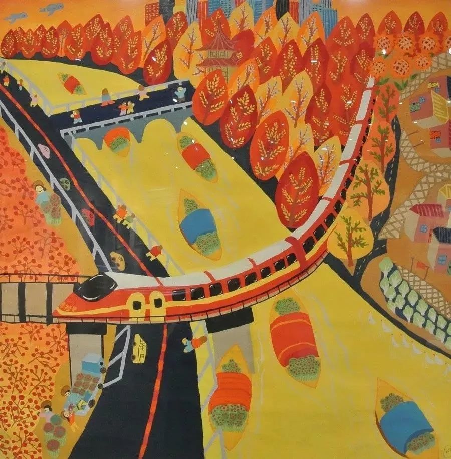 贵州省第四届农民画大赛获奖作品描绘美丽家乡