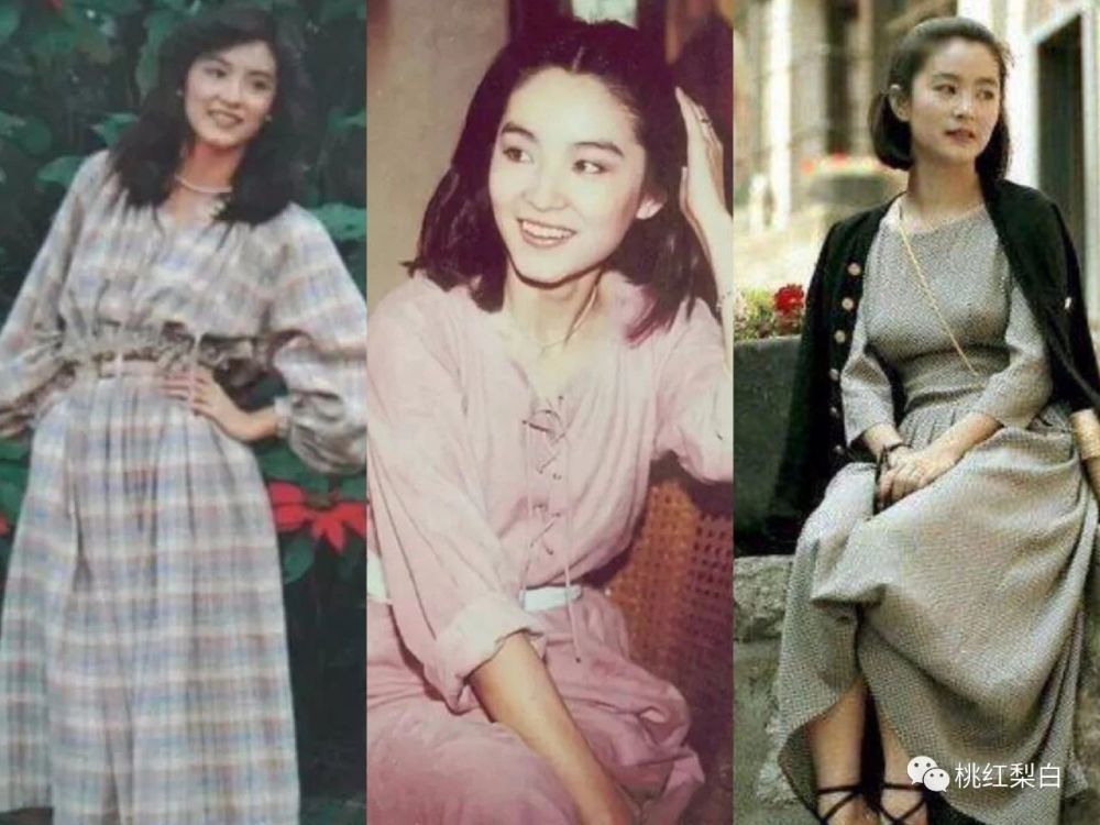 林青霞在许多留存照片里,穿的也都是各式各样的漂亮小裙子.