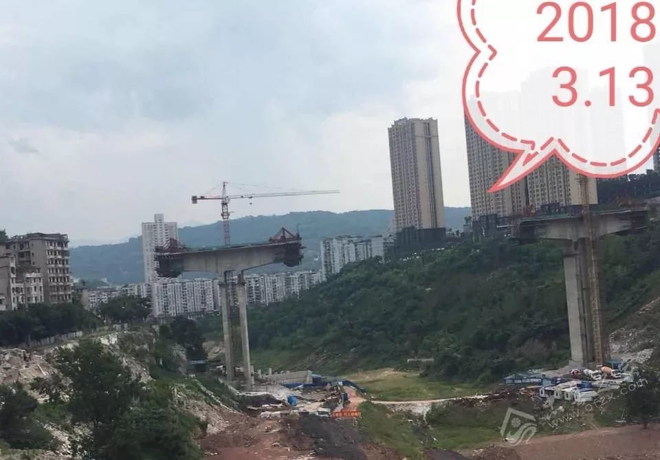 忠县鸣玉溪上第3座大桥实现通车,一组图片回顾建设过程!