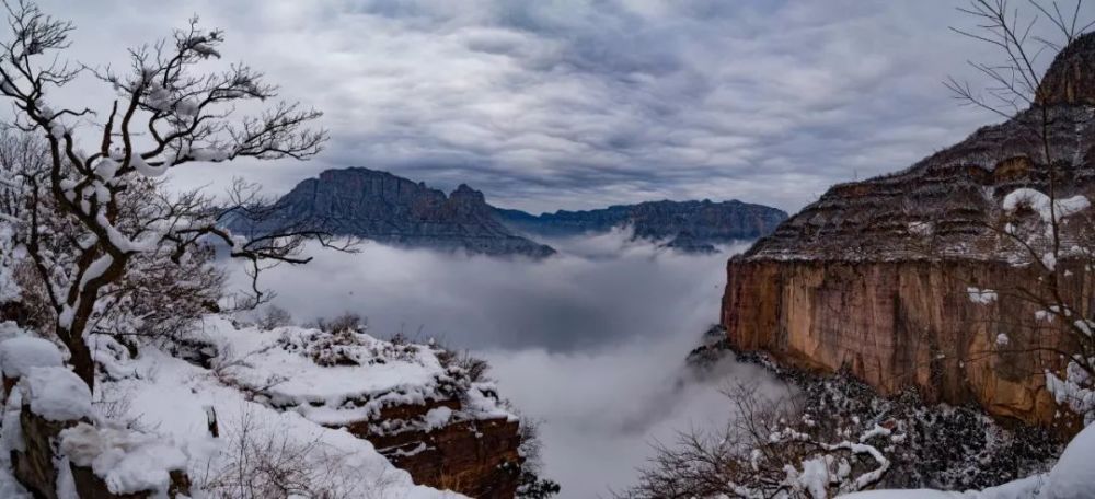 韩修平:我拍大美南太行天界山雪景