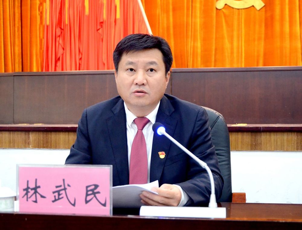 县委书记林武民携四家班子领导向全县人民拜年